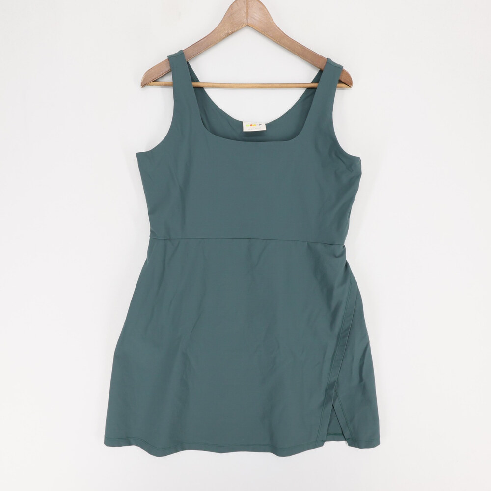 Alder Get Dirty 2 0 Dress Womens L Green Activewear Outdoor Pocket Mini